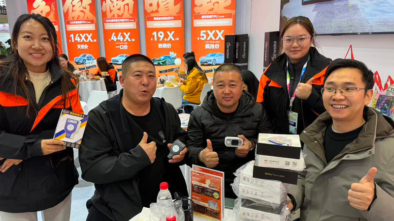 果歐太陽膜測試儀雅森展會銷售現場